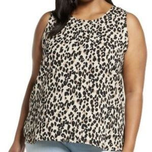 Halogen Animal Print Top